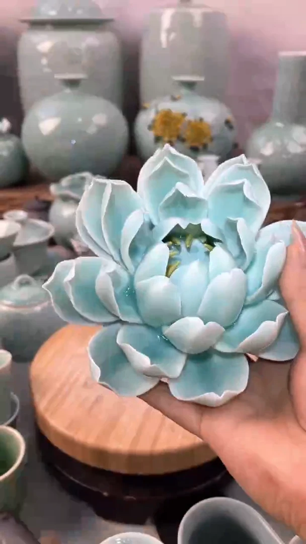 【闪购商品】特价 微瑕 慧仙青瓷