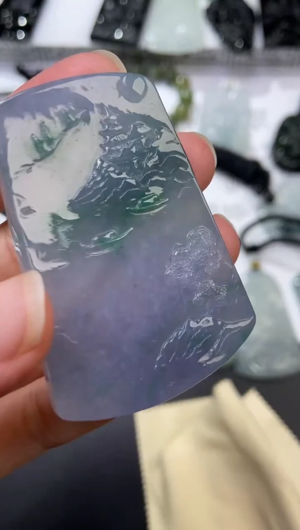 未镶嵌挂件翡翠374806   多人