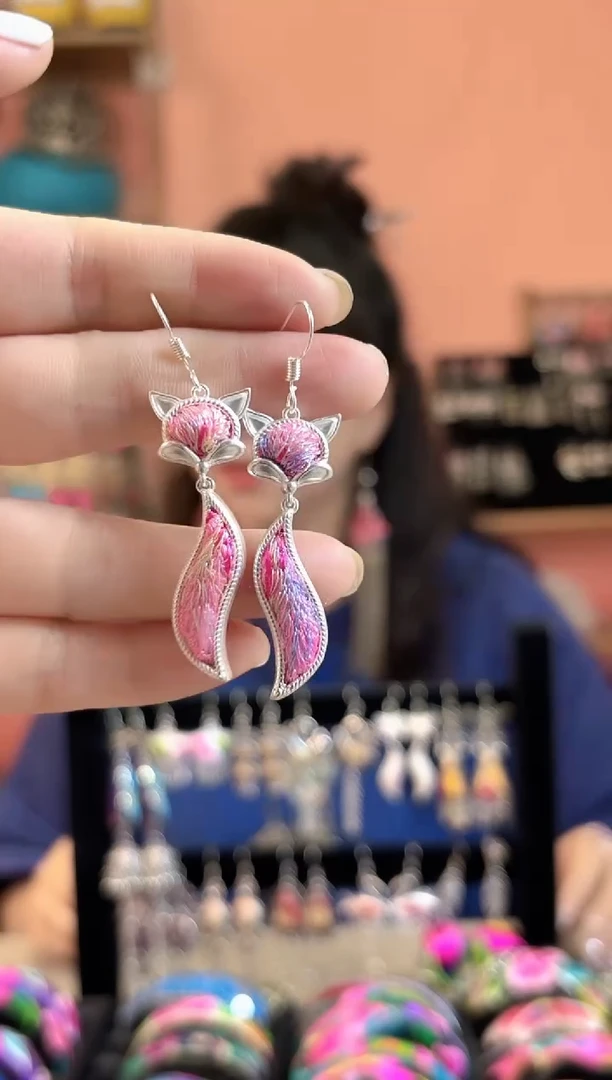 织绣艺枝独绣老绣饰品499