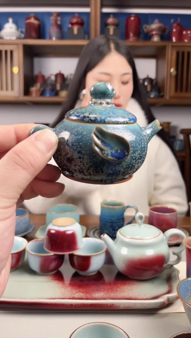 【闪购商品】瓷片钧尚源星空蓝小飞猪
