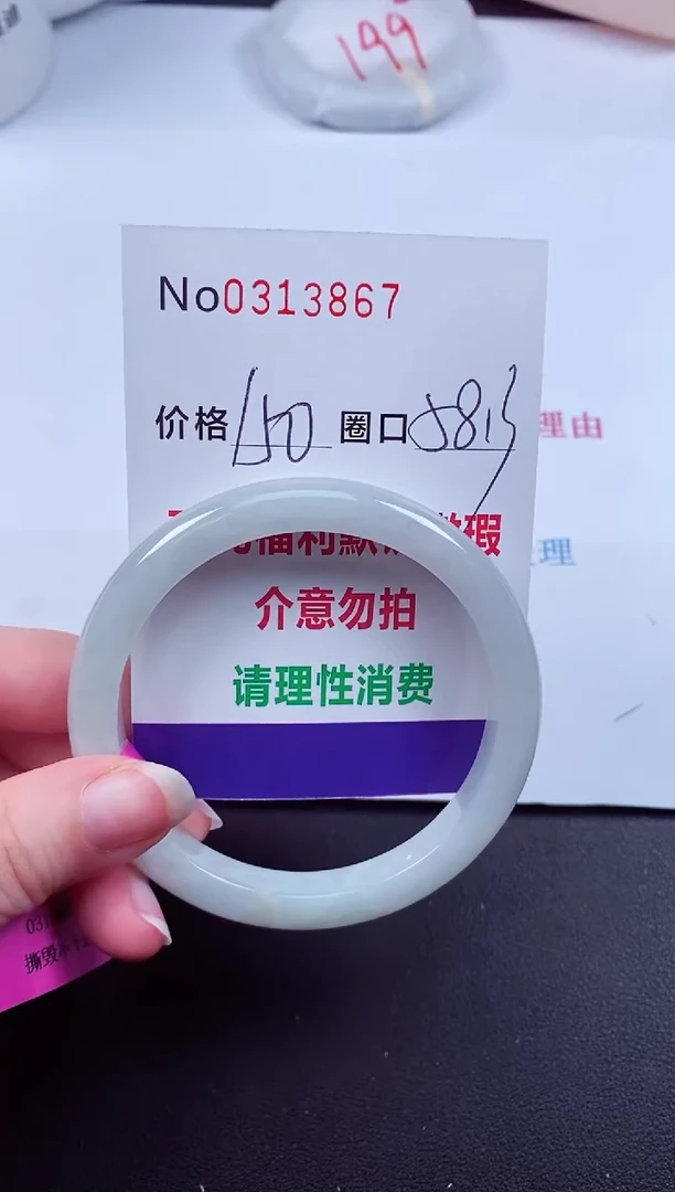 翡翠手镯未镶嵌 0313867
