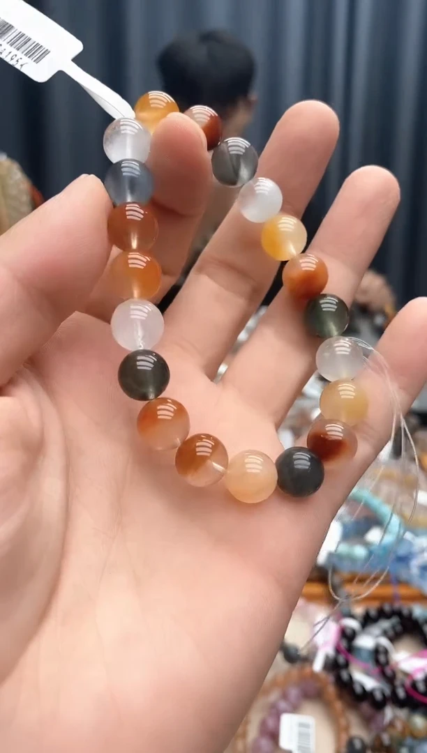 水晶手链未镶嵌兔毛