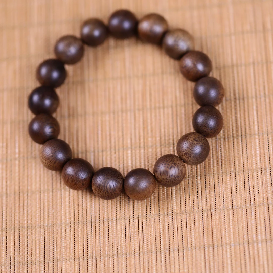 中国香博园沉香富国倒架红土1.2单圈手串zg900505