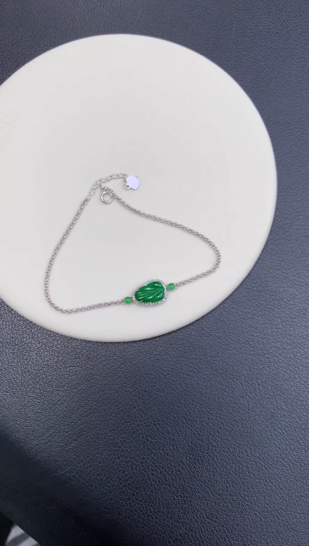 18K金镶嵌定制翡翠48小时鉴赏期 退货不扣服务费