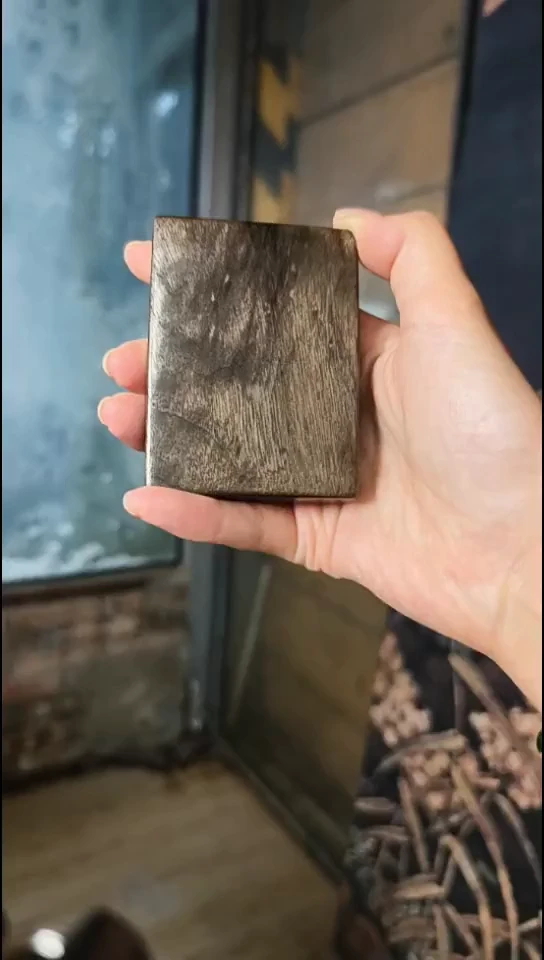 金丝楠无事牌手把件