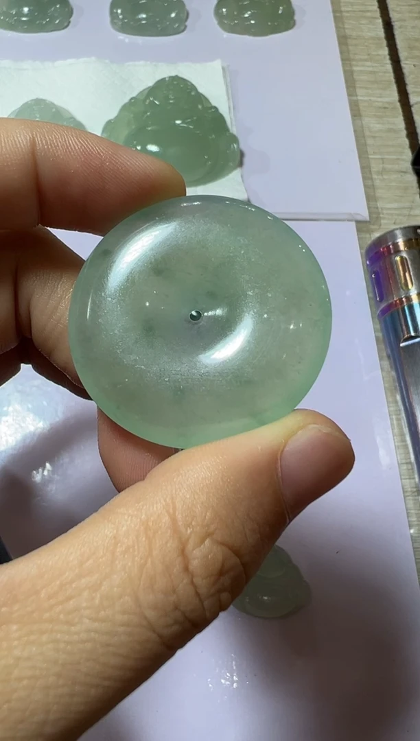 未镶嵌定制翡翠扣子