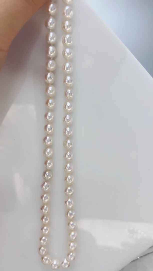 【闪购商品】淡水珍珠DA未镶嵌项链 8 D199