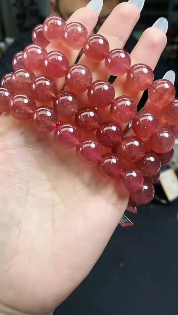 【闪购商品】石英质玉手串未镶嵌手串943多样性发其一