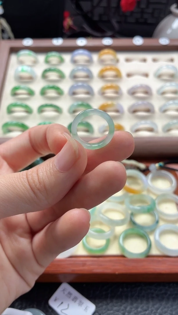 未镶嵌定制翡翠圈口9号  48小时鉴赏期