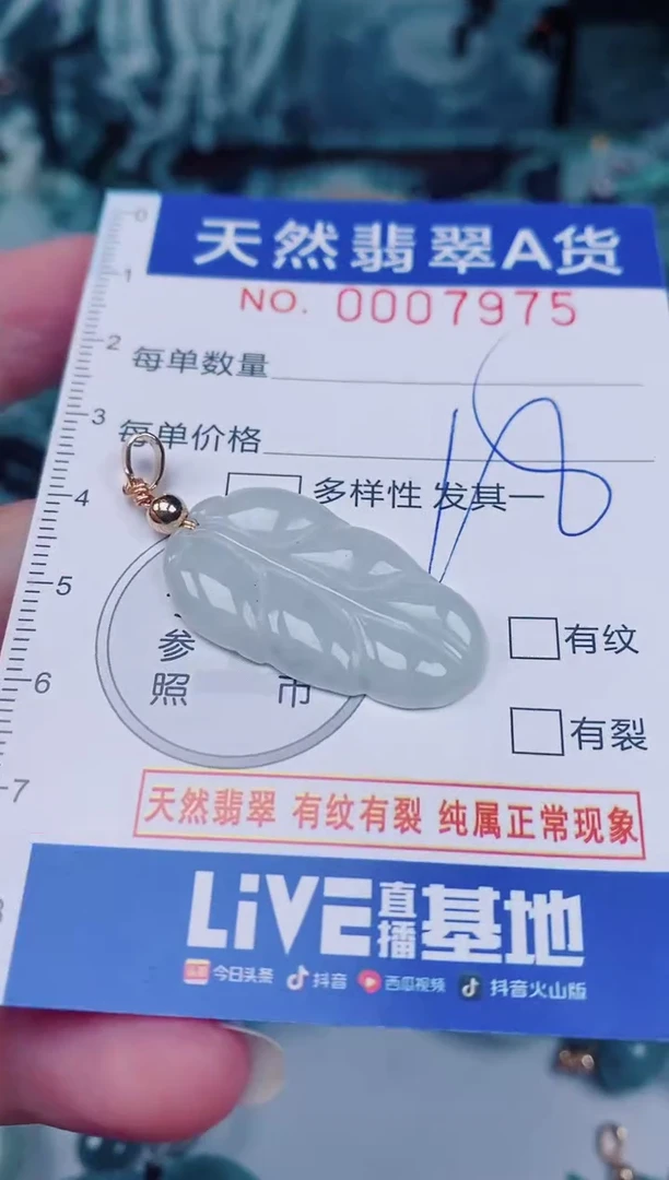 颈饰未镶嵌翡翠00007975