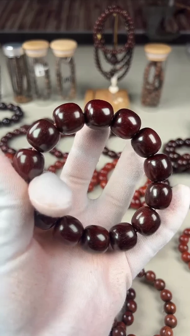 檀香紫檀（小叶紫檀）手串/手链紫檀老型1.8