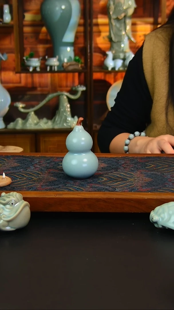 瓷片仿古釉葫芦，全品