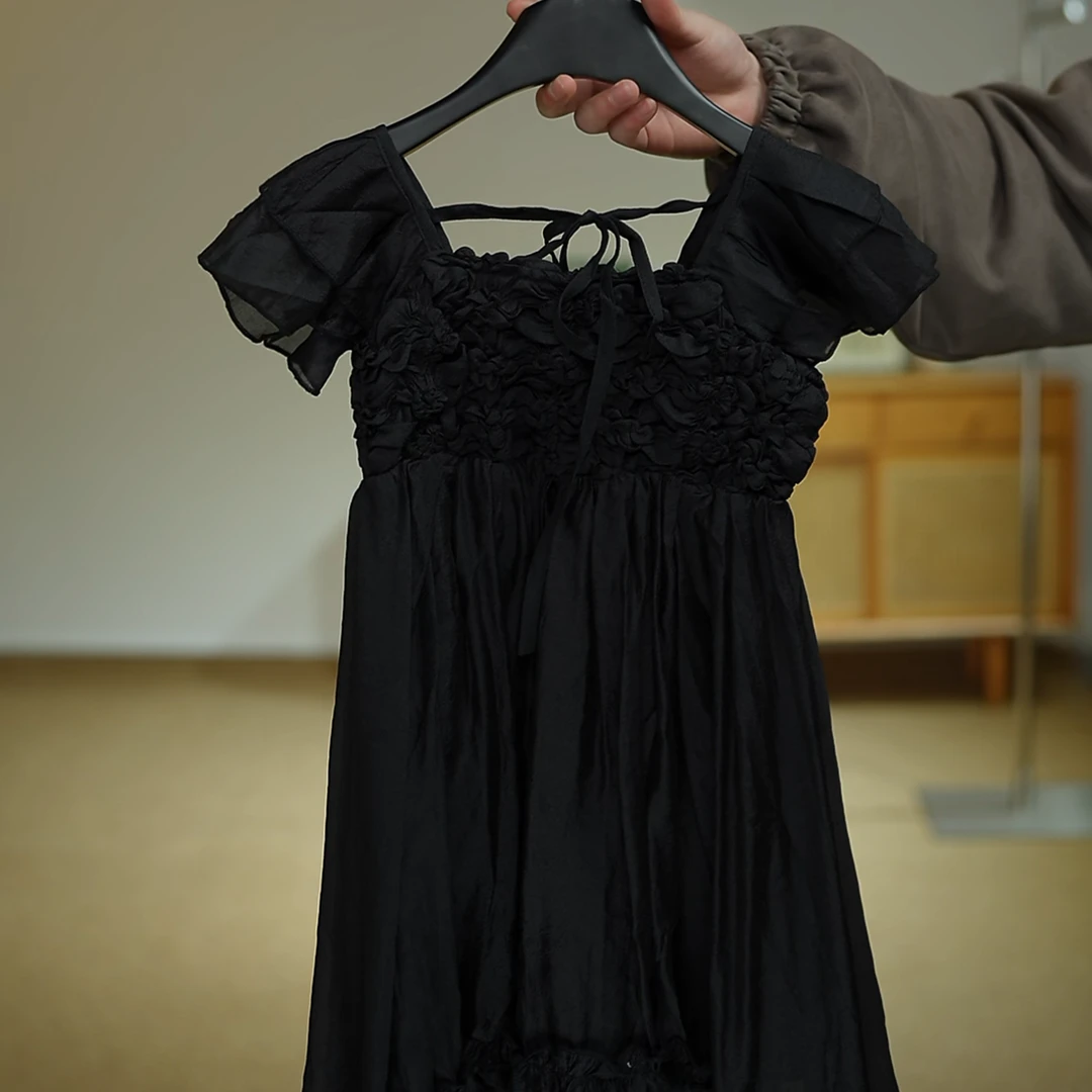 3308【IN】韩版工艺连衣裙