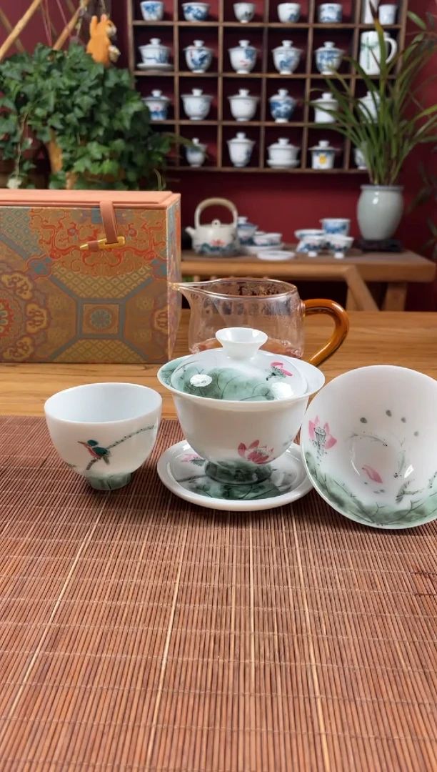 盖碗/杯群芳斋闪购链接（以闪拍图片为准）