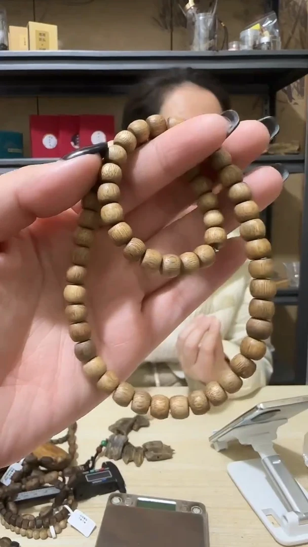 【闪购商品】沉香手串2号马来西亚东马鼓珠双圈多样性一条卡7