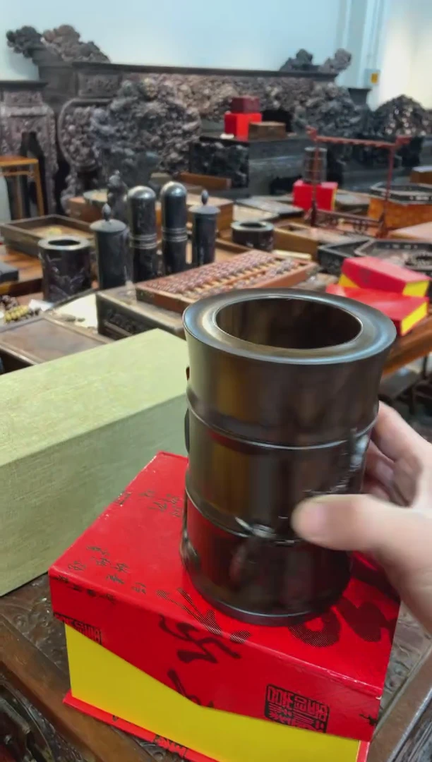 【闪购商品】木檀木笔筒啊啊啊