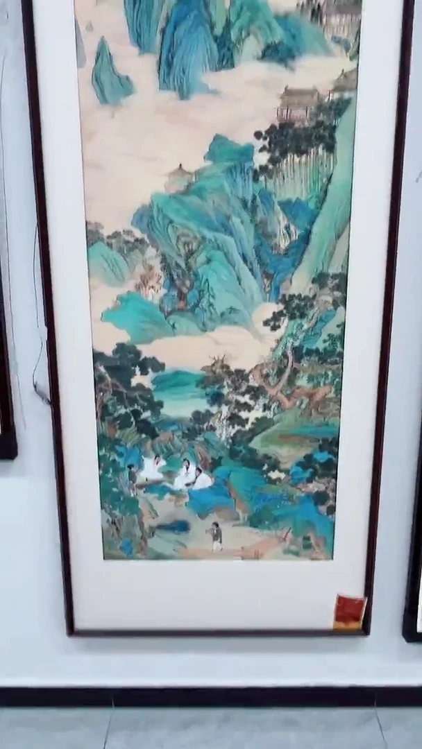 国画清波-山水-12平尺-手绘-纸本-国画