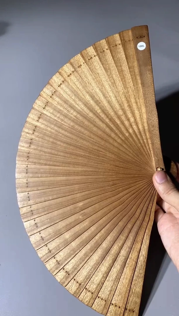 金丝楠100号21cm金丝楠木小叶桢楠扇子