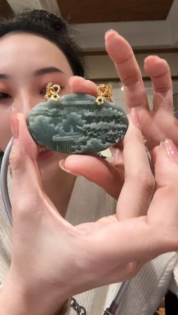 【闪购商品】翡翠颈饰未镶嵌国风