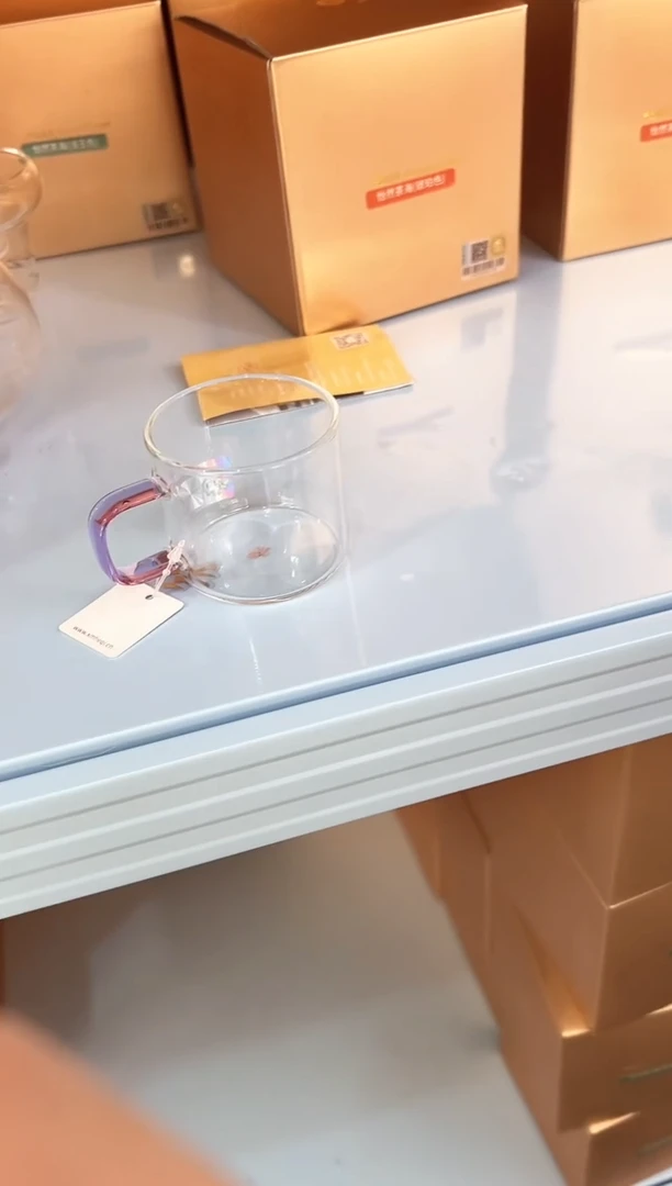 禾器清禾杯浅紫色一只