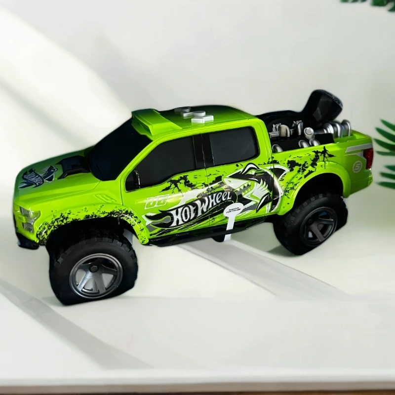 风火轮大皮卡玩具一盒，没电自换