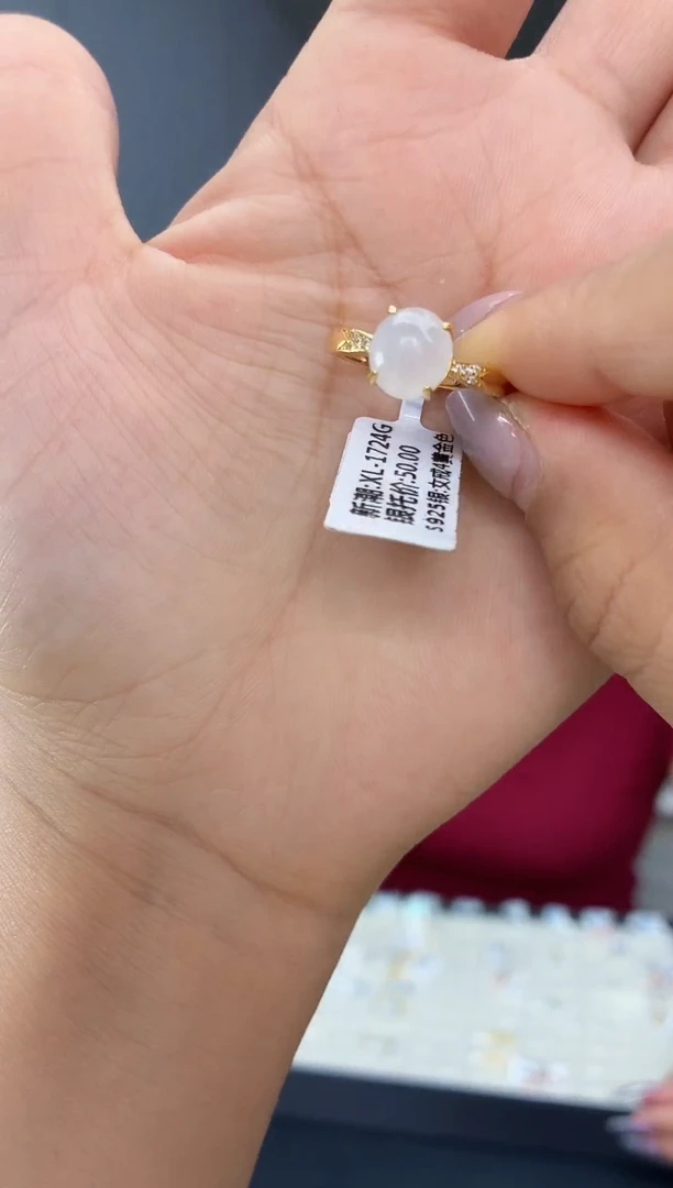 银S925镶嵌戒指翡翠111111111