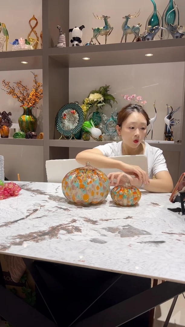 炫彩南瓜一对 现货