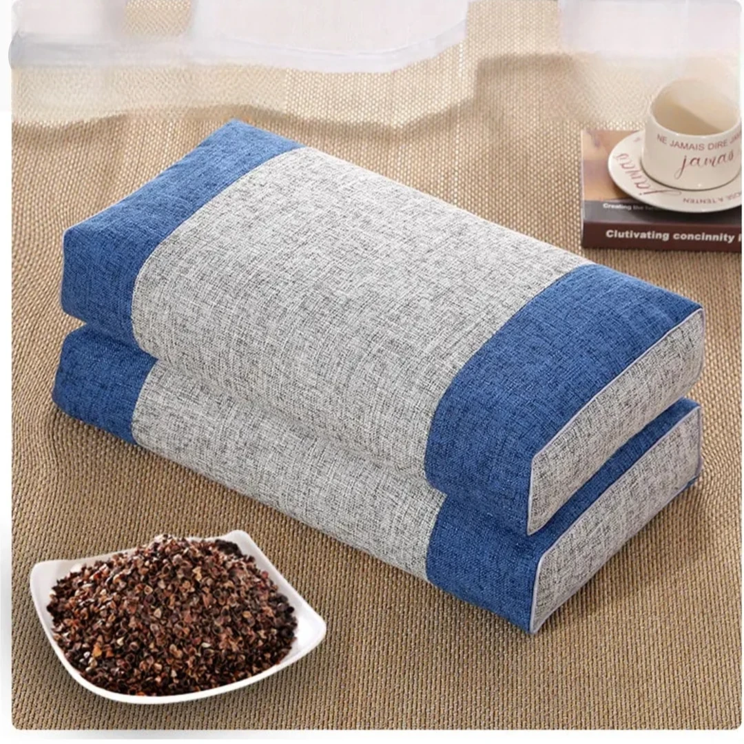 枕头荞麦枕头荞麦皮荞麦枕纯荞麦壳荞麦枕全荞麦宿舍枕粗布棉麻布