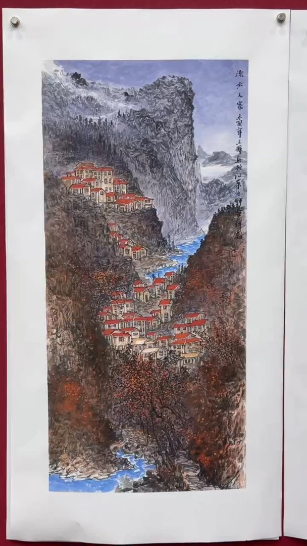 国画国画绘画山水花鸟