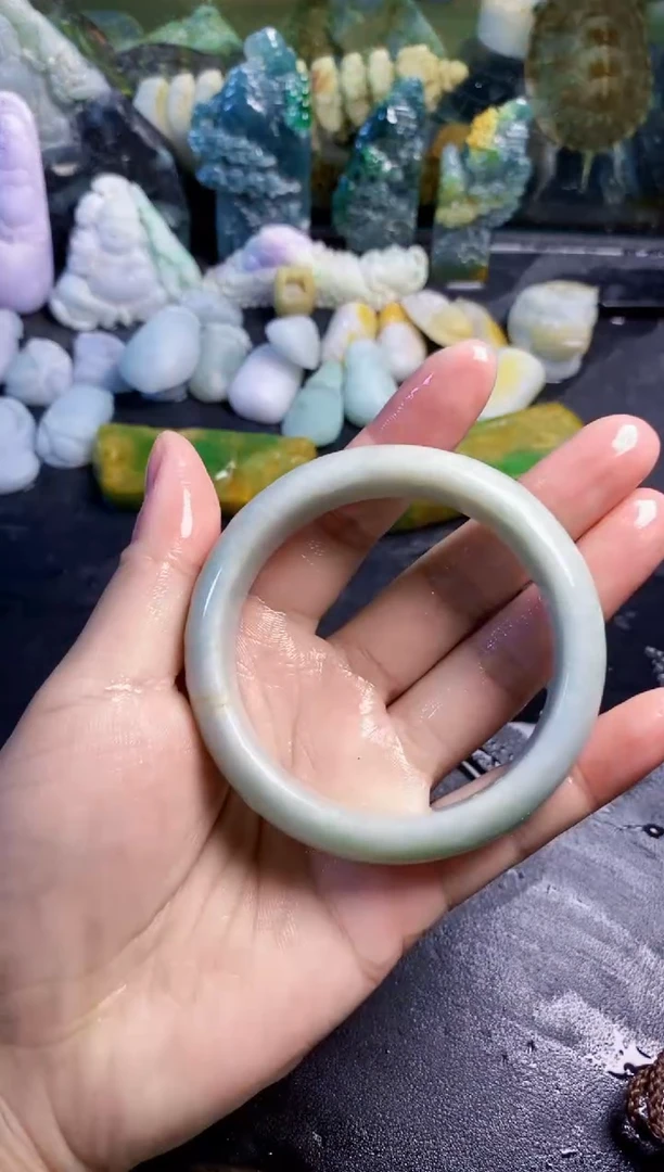 颈饰未镶嵌翡翠你****一天然翡翠077