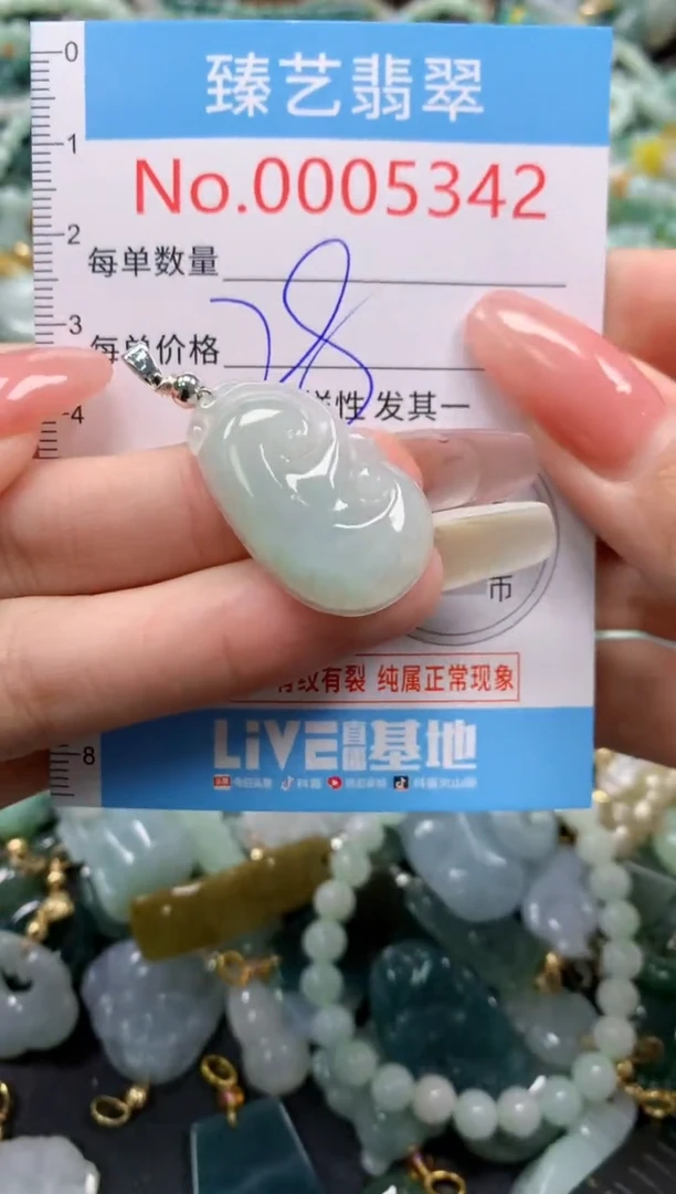 翡翠未镶嵌吊坠(不含链)5342