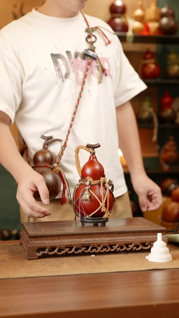 33号精品天然大漆酒葫芦一物一拍~