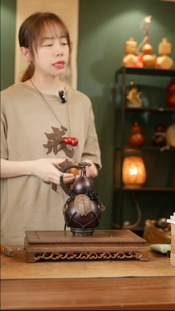 17号精品天然大漆酒葫芦一物一拍~