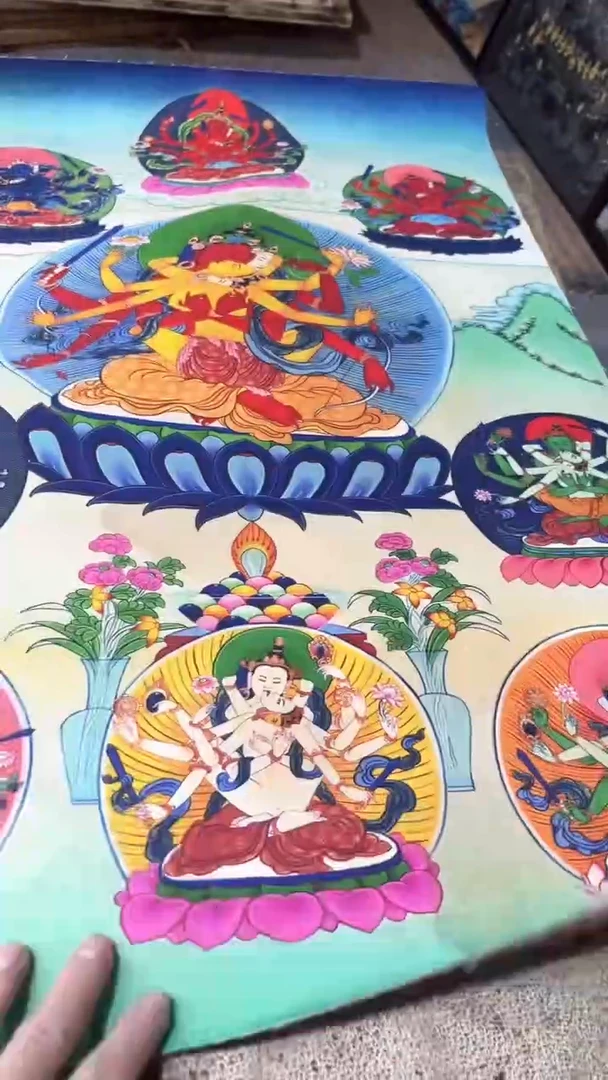 卷轴画玖忆唐卡TK104
