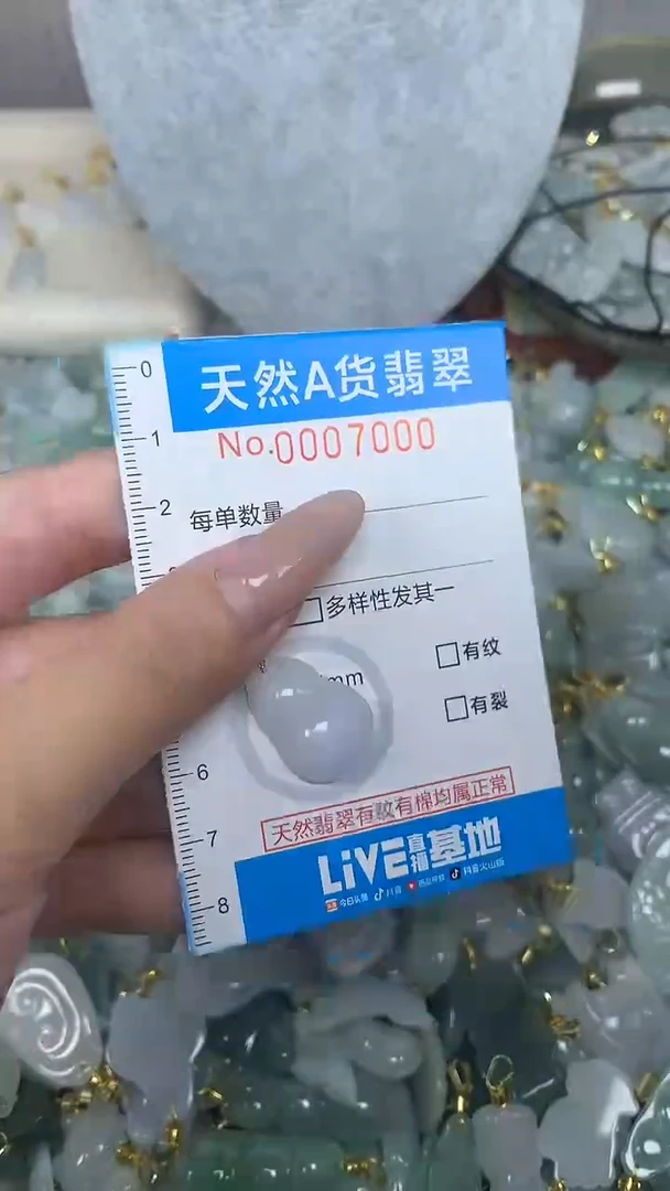 翡翠未镶嵌颈饰净货挂件-7000