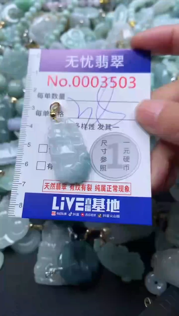 颈饰未镶嵌翡翠3503