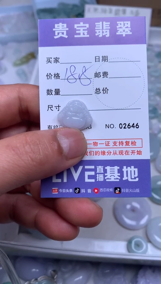 【闪购商品】翡翠吊坠(不含链)未镶嵌1