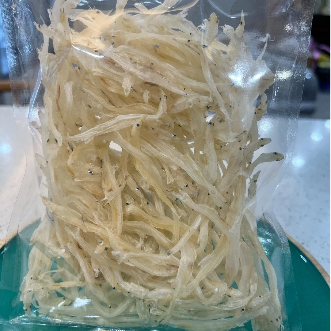 淡晒足干无盐大号银鱼干淡水干货可做宝宝辅食清蒸炒菜焗饭食用