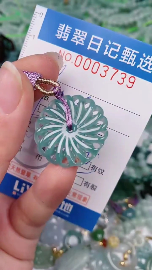 【闪购商品】翡翠颈饰未镶嵌00003739