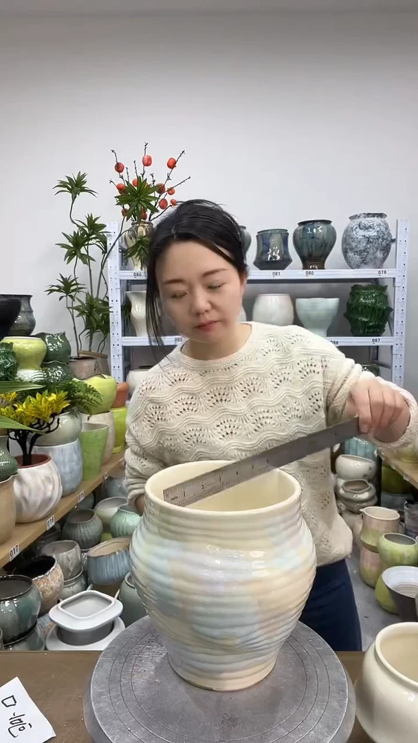 11.26陶瓷花盆直播链接高22.  口  17