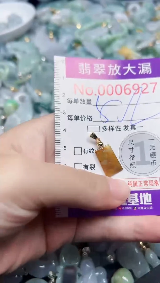 颈饰未镶嵌翡翠6927