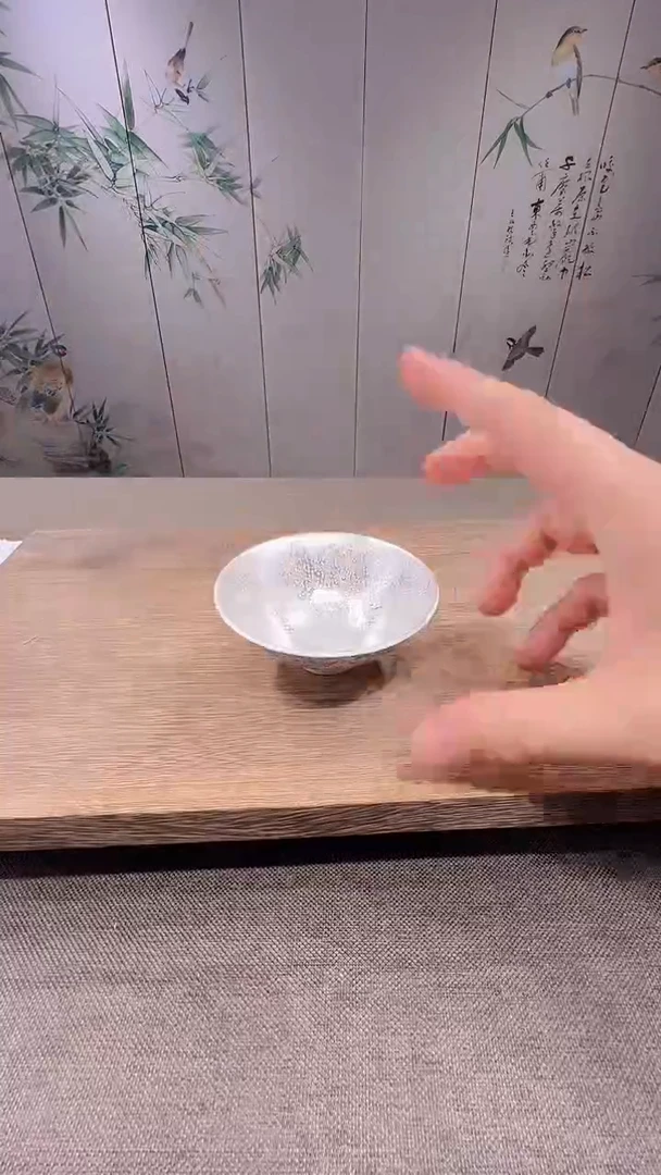 @微光茶器斗笠鎏银杯单杯X187