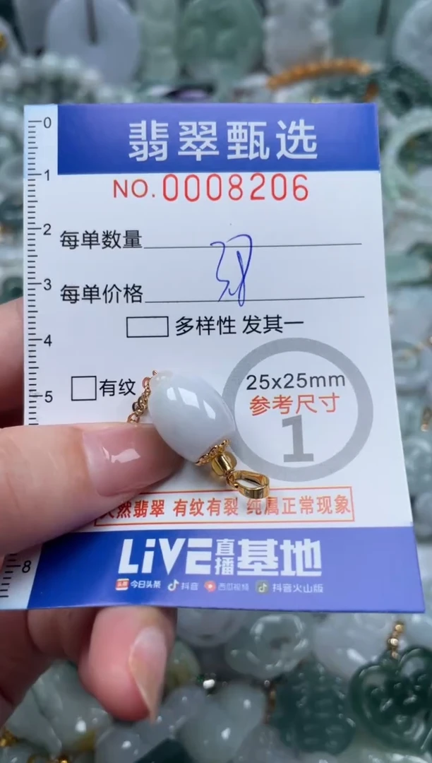 翡翠未镶嵌颈饰00..8206