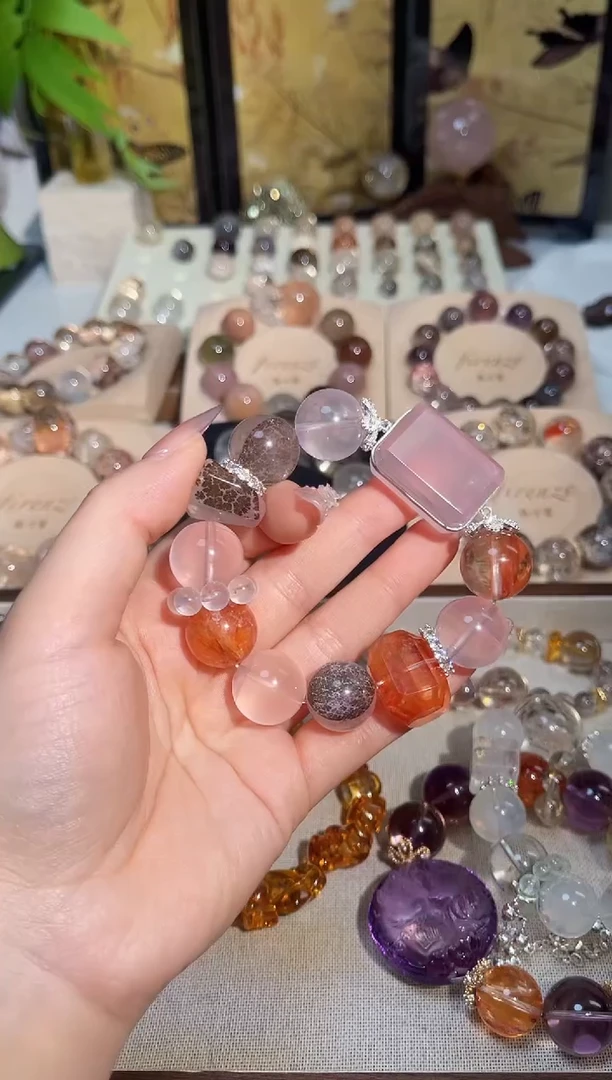 水晶摆件未镶嵌孤品diy设计