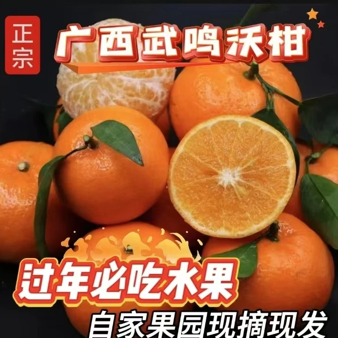 【小张不饿专属】正宗广西沃柑产地直发新鲜采摘清甜多汁五斤整箱