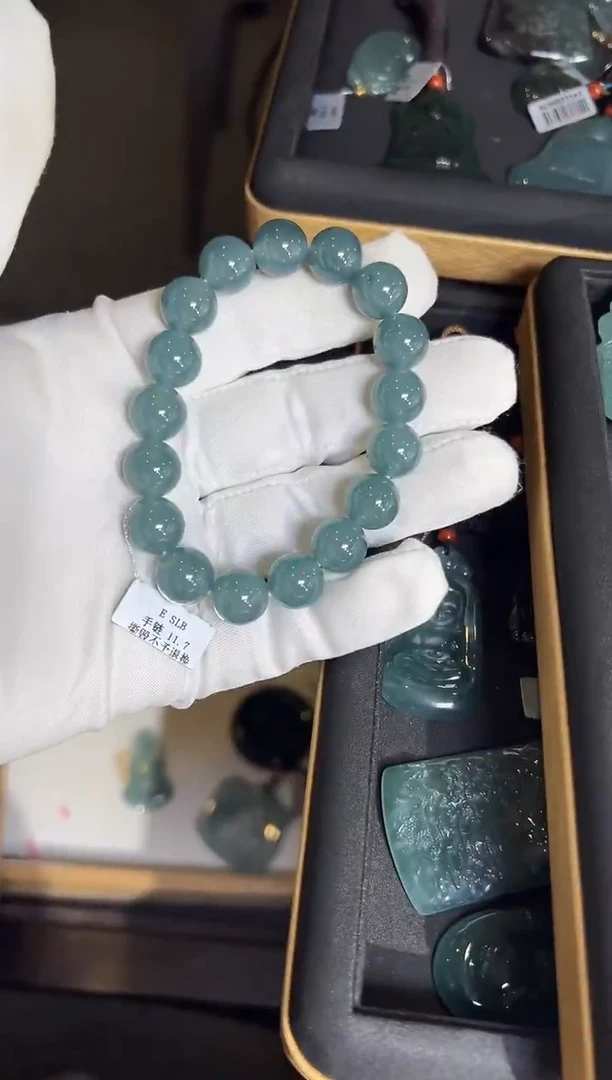 未镶嵌手链翡翠手串