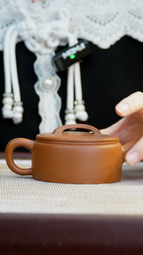 茶壶紫砂暇品赵庄朱泥汉瓦150C