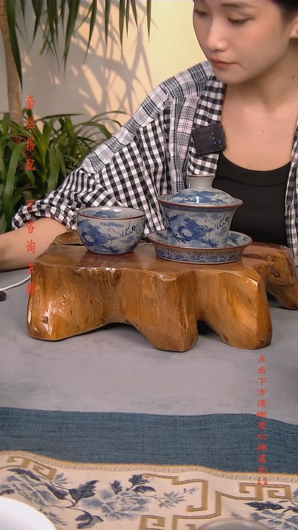 简装家用款2件套 老陶泥开片纹陶瓷茶具