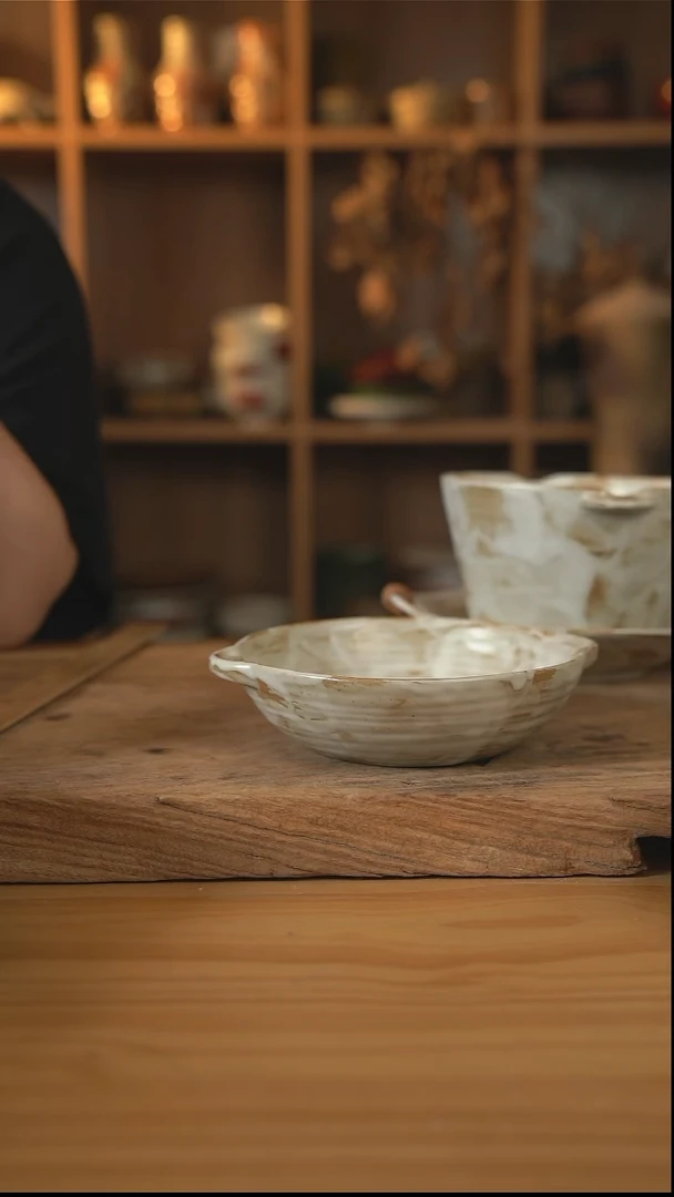 福利粉影系列的7英寸双耳盘1个