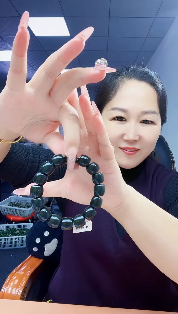 未镶嵌手串和田玉纯天然和田玉新疆马儿羊矿塔青特特细14
